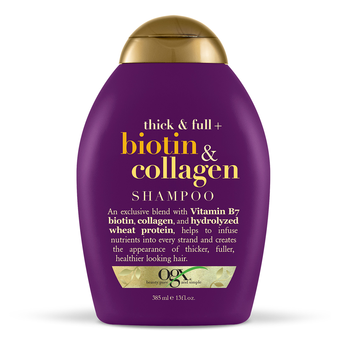 OGX® Thick & Full, Biotin & Collagen Shampoo Review StyleTawk
